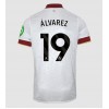 West Ham United Edson Alvarez #19 Tredje Tröja 2024-25 Korta ärmar